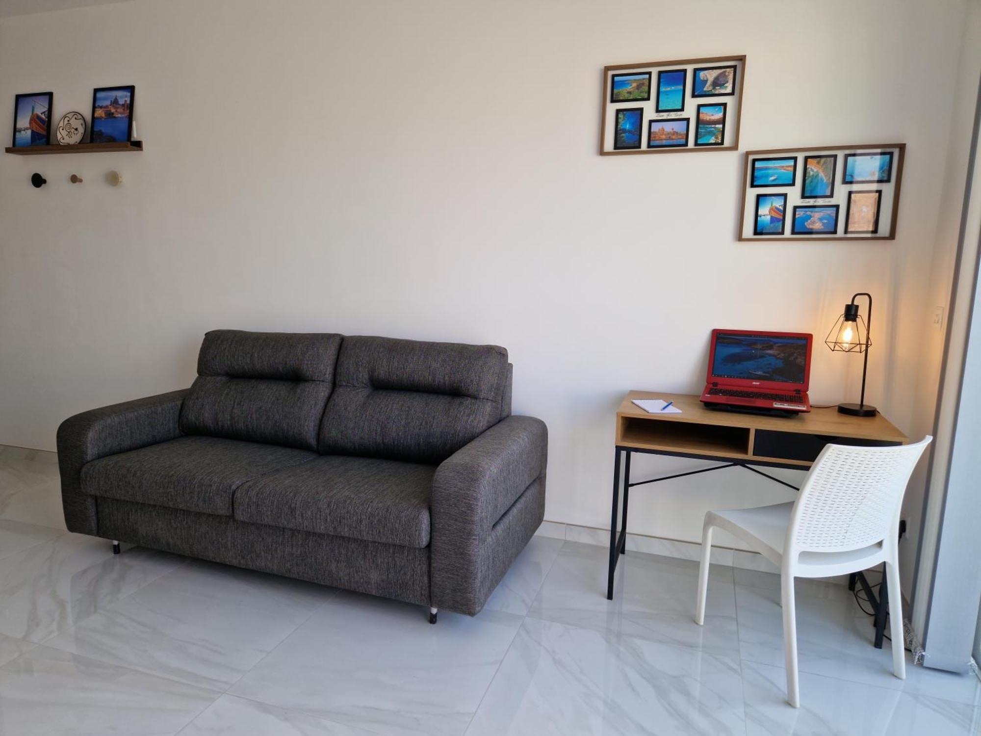 Sea View New Penthouse Terrace & Garage Parking Apartment St. Paul's Bay Bagian luar foto