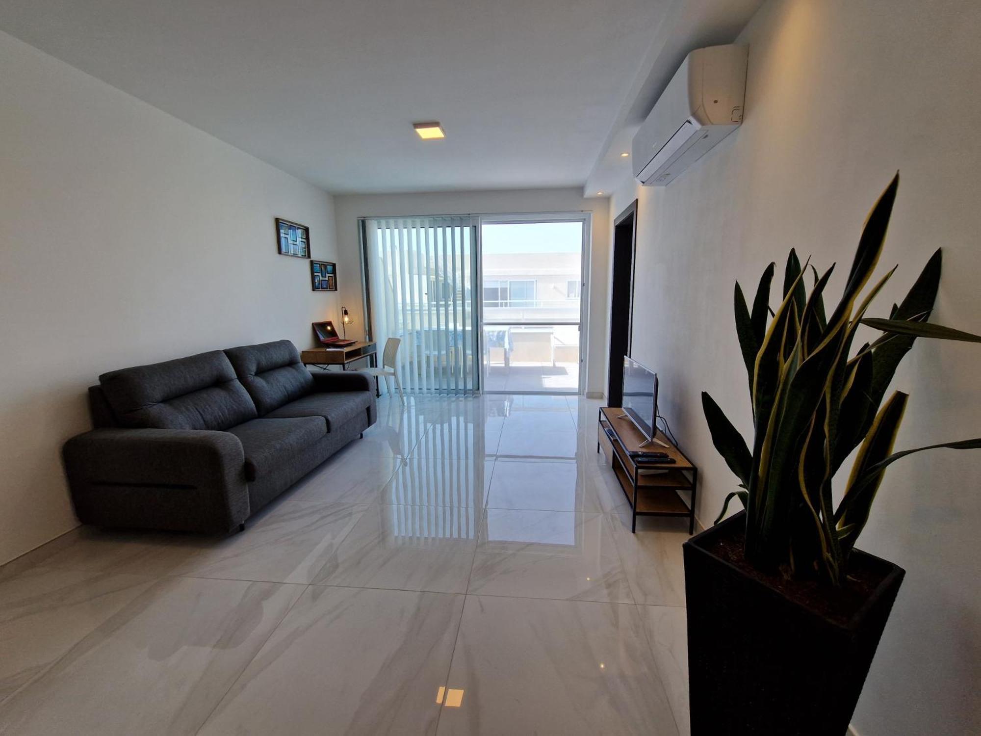 Sea View New Penthouse Terrace & Garage Parking Apartment St. Paul's Bay Bagian luar foto